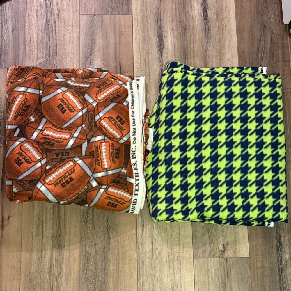 Football Fleece Tie Blankets Super Bowl project Seattle Seahawks